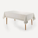 Toalha de Mesa Retangular Karsten Celebra Antoni Branco 12 Lugares 1,65m x 3,20m