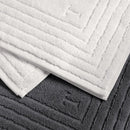 Toalha de Piso Trussardi Linee 100% Algodão Lilás 48x80cm