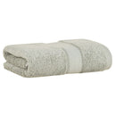 Toalha de Rosto Buddemeyer Luxus América Algodão Egípcio Cinza 48x90cm
