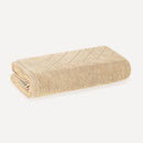 Toalha de Rosto Karsten Aspen Castanho (Frapê) 100% Algodão 450g/m² 48cm x 80cm