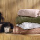 Toalha de Rosto Trussardi Imperiale Argila – 48 x 80cm