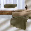Toalha de Rosto Trussardi Maggiore 100% Algodão Bege Mocaccino 48x90cm