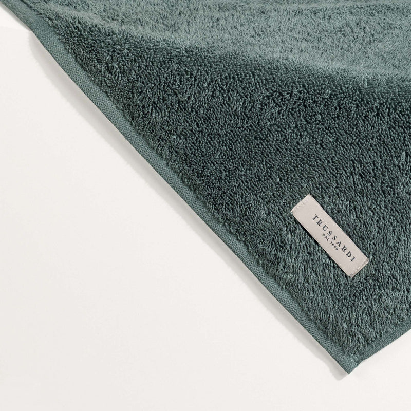 Toalha De Rosto Trussardi 100% Algodão Fontani Soft Verde