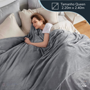 Manta Microfibra 200 Home Design Corttex Tamanho:Queen