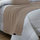 Peseira Trico Treliça Kacyumara - Taupe