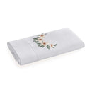Toalha de Lavabo Trussardi Arancia 100% Linho Branco 30x50cm