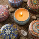 Vela aromática Kailash Lata Mandala Essence 100g