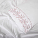 Jogo de Cama Casal Bordado Inglês Toque de Algodão