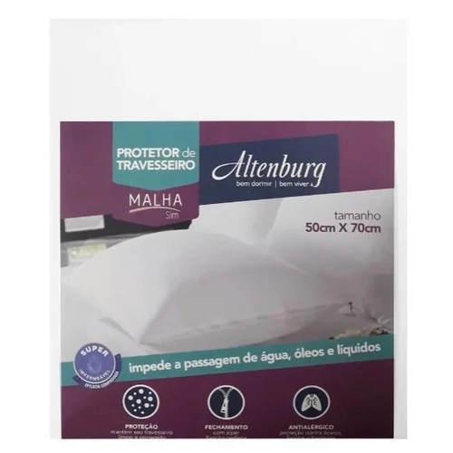 Capa Protetora de Travesseiro Malha Slim Altenburg 50cm x 90cm