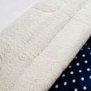 Coberdrom Queen Petit Poá Dupla Face com Sherpa