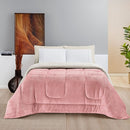 Coberdrom Queen Liso Dupla Face Com Sherpa