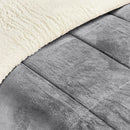 Coberdrom Queen Liso Dupla Face Com Sherpa