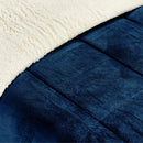 Coberdrom Queen Liso Dupla Face Com Sherpa