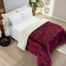 Coberdrom Queen Liso Dupla Face Com Sherpa