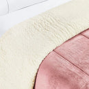 Coberdrom Queen Liso Dupla Face Com Sherpa