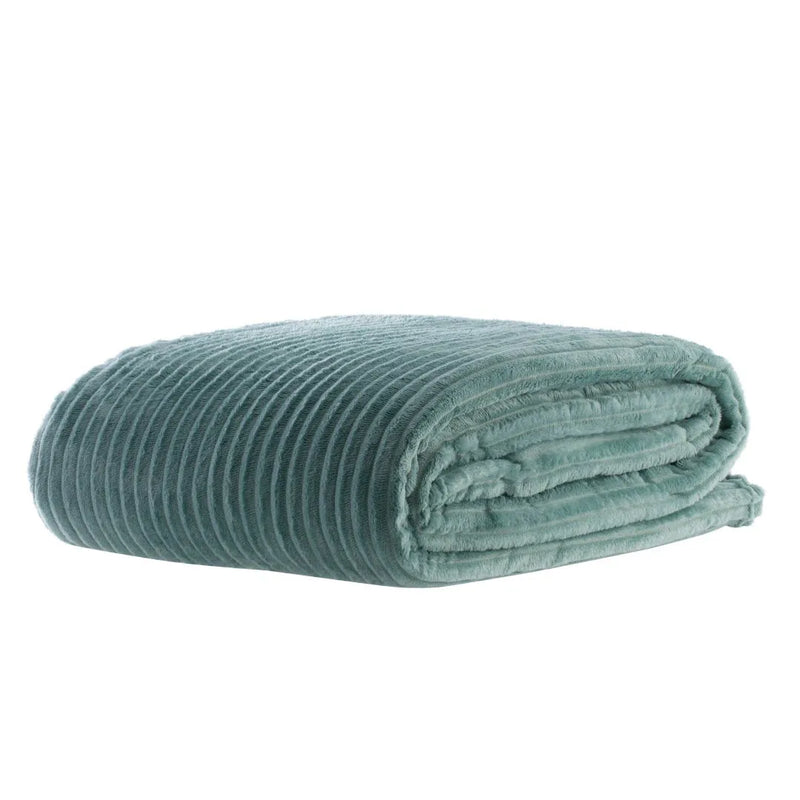 Kit 2 Cobertor Luster Canelado Casal 1,80m x 2,00m