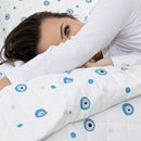 Cobre leito 200 Fios 3 peças Estampado - Energia Boa