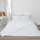 Cobre leito 200 Fios 3 peças Estampado - Energia Boa