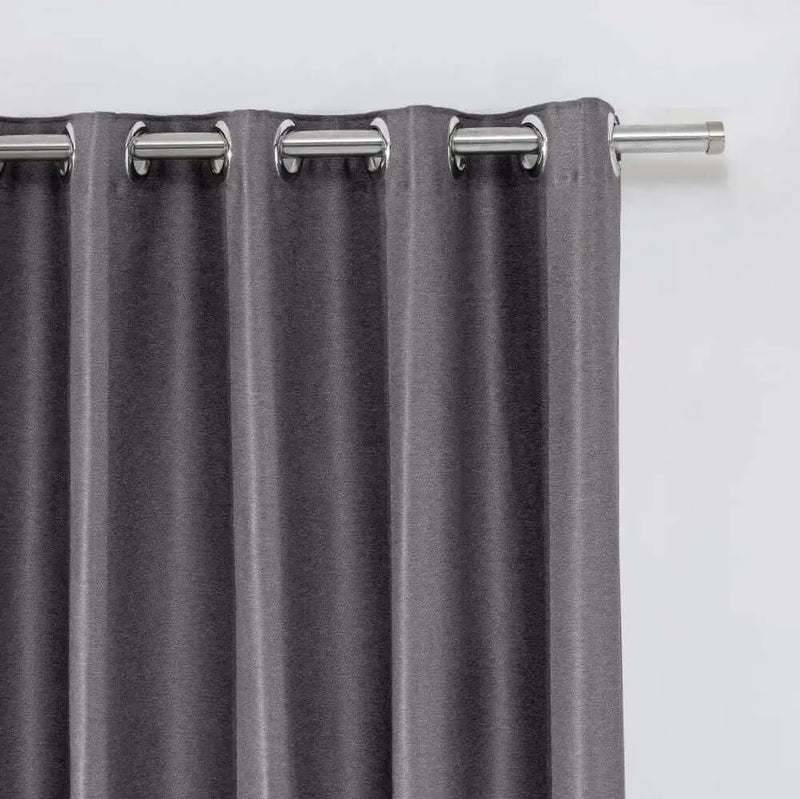 Corta Luz Blend 3,00m x 1,70m Indicado para varão de 1,50m até 2,00m Taupe Bella Janela