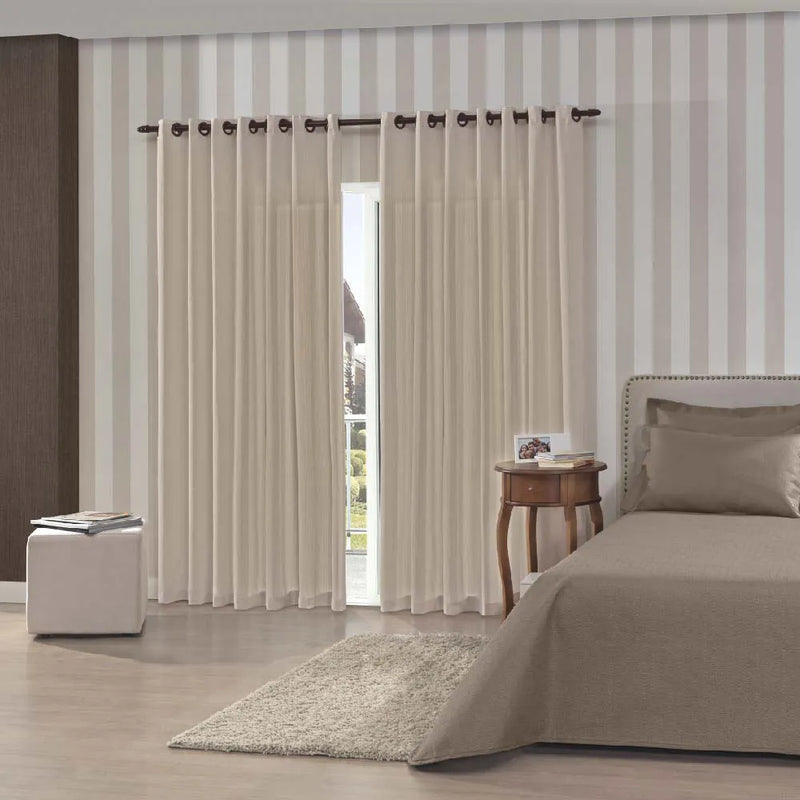 Cortina Rústica Pantex - Indicado para varão de 1,00m até 1,50m de largura Fendi