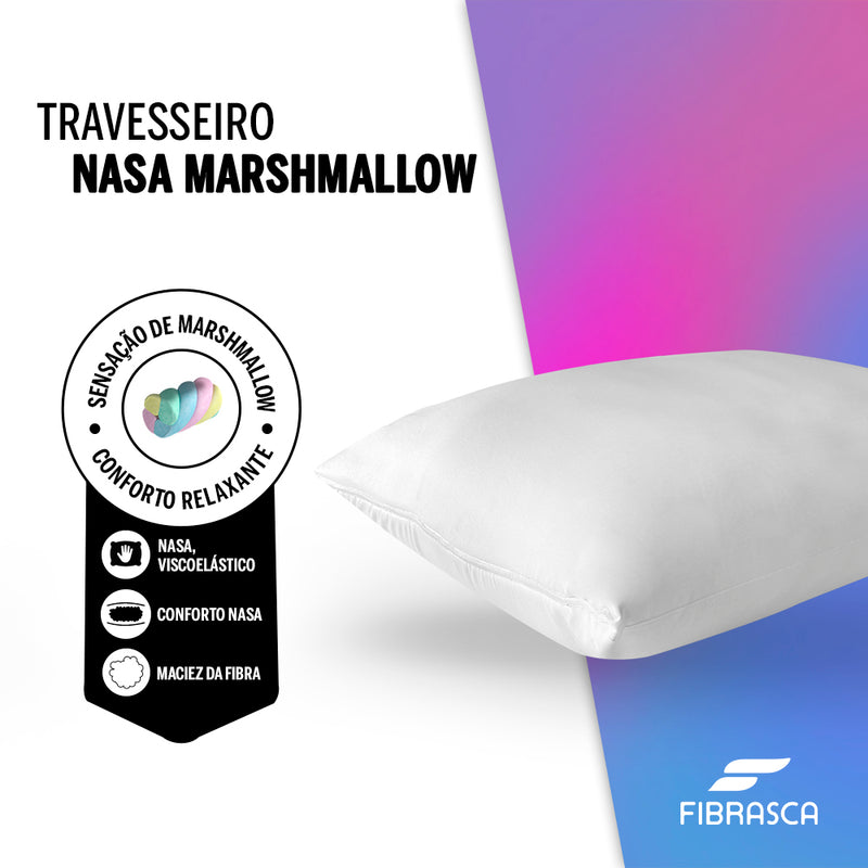 Travesseiro Nasa Marshmallow Fibrasca