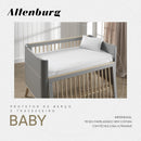 Protetor de Colchão para Berço Impermeável Sono Saúde Altenburg Antialérgico 70cm x 130cm x 20cm