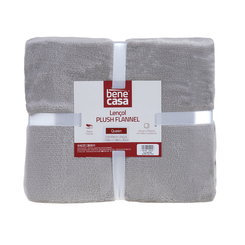 Lençol de Elástico Avulso Plush Flannel
