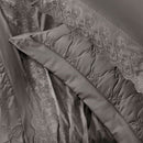 Jogo de Lençol King 300 fios Bordados em Cetim 100% Algodão