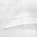 Jogo de Cama Cetim Damask Square 300 Fios 100% Algodão Casal Cor Branco
