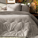 Edredom Altenburg Blend Velvet Queen 2,40x2,60m Cor Cinza