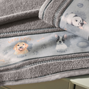 Toalha de Banho Infantil Fio Cardado Dog Urbano