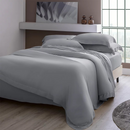 Jogo de Cama Queen Kacyumara Bali Bambu 400 Fios 100% Viscose de Bambu Prata