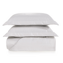 Colcha com Porta Travesseiros Queen 100% Algodão Egípcio Mille Branco Trussardi