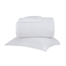 Kit Colcha Buddemeyer Damask Square 2 Peças 300 Fios 100% Algodão Cetim Solteiro Cor Branco
