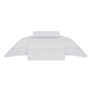 Jogo de Cama Cetim Damask Square 300 Fios 100% Algodão Solteiro Cor Cinza