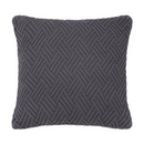 Almofada Tricot Beni 45x45 cm Cor Chumbo 100% Poliéster