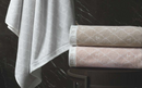 Toalha Banhão Trussardi Jacquard Fio Tinto Speciale Gelo/Branco
