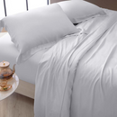 Jogo de Cama Kacyumara Bali Bambu 400 Fios King Branco