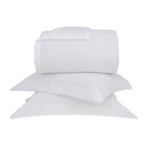 Kit Colcha Buddemeyer Damask Square 3 Peças 300 Fios 100% Algodão Cetim King Cor Branco