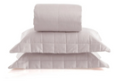 Colcha Satinee Square Casal Cor Rosé 100% Algodão