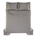 Jogo de Colcha Trussardi Girelli 100% Bambu Natural 310 x 280cm King Marmo