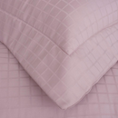 Kit Colcha Buddemeyer Damask Square 3 Peças 300 Fios 100% Algodão Cetim Queen Cor Rosa