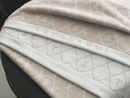 Toalha Banhão Trussardi Jacquard Fio Tinto Speciale Gelo/Branco