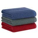 Jogo de 3 Peças Quadriculado 48x71 cm Cores Verde, Azul e Vermelho 100% Algodão