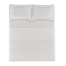 Jogo de Cama King com Capa de Almofada 200 Fios 100% Algodão Antônia Branco