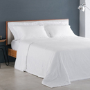 Kit Colcha Buddemeyer Damask Square 3 Peças 300 Fios 100% Algodão Cetim Queen Cor Branco
