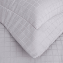 Kit Colcha Buddemeyer Damask Square 2 Peças 300 Fios 100% Algodão Cetim Solteiro Cor Cinza Light