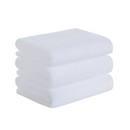 Jogo de 3 Peças Quadriculado 48x71 cm Cor Branco 100% Algodão