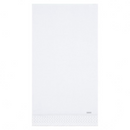 Toalha de Banho com Aplicação Lovely 70x140 cm Cor Branco 100% Algodão