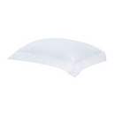 Fronha Damask Square 3 Abas 50x90 cm Cor Branco 300 Fios 100% Algodão Cetim